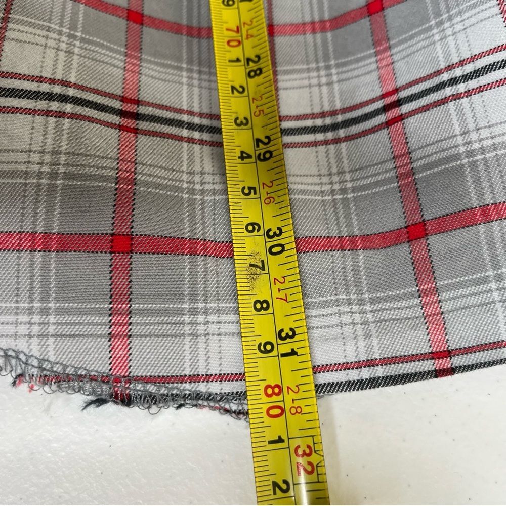 Wrangler Brushpopper Plaid Gray Red Pearl Snap Long Sleeve Shirt Men Size Large - Picture 11 of 13